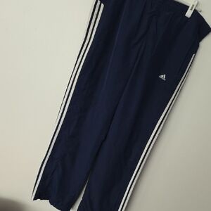 Adidas Navy Blue Track Pants - Size L